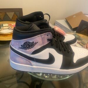 Nike Air Jordan Black and White Sneakers